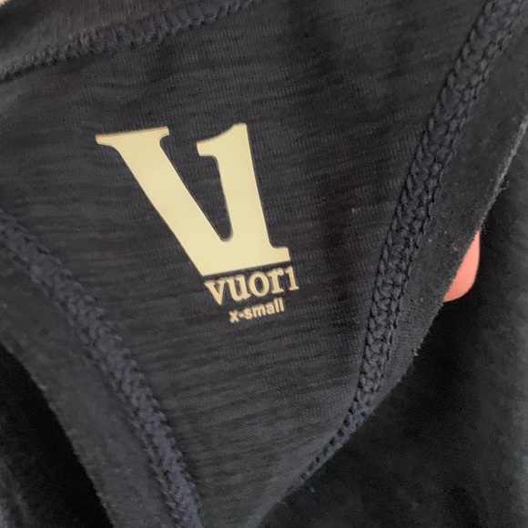 Vuori racer back tank in navy - Picture 4 of 5